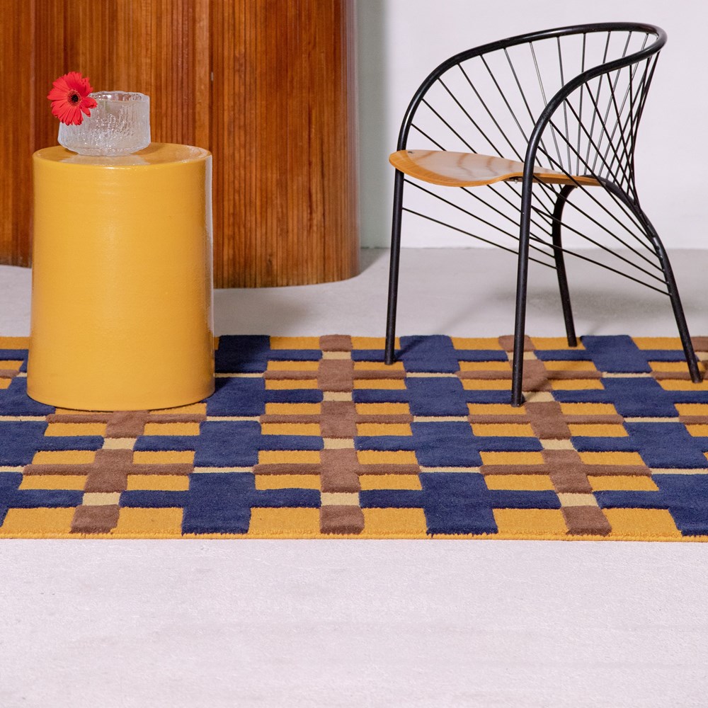 Decor Milano Rugs 097806 by Brink and Campman in Golden Ochre